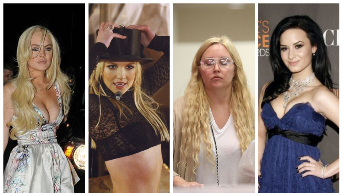 Lindsay Lohan, Britney Spreas, Amanda Bynes, Demi Lovato / Vida press/Scanpix nuotr.