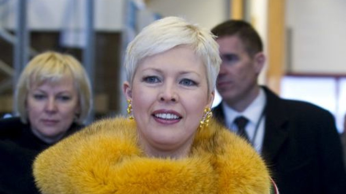 Estijos prezidento Toomaso Hendriko Ilveso žmona Evelin Ilves / „Scanpix“ nuotr.