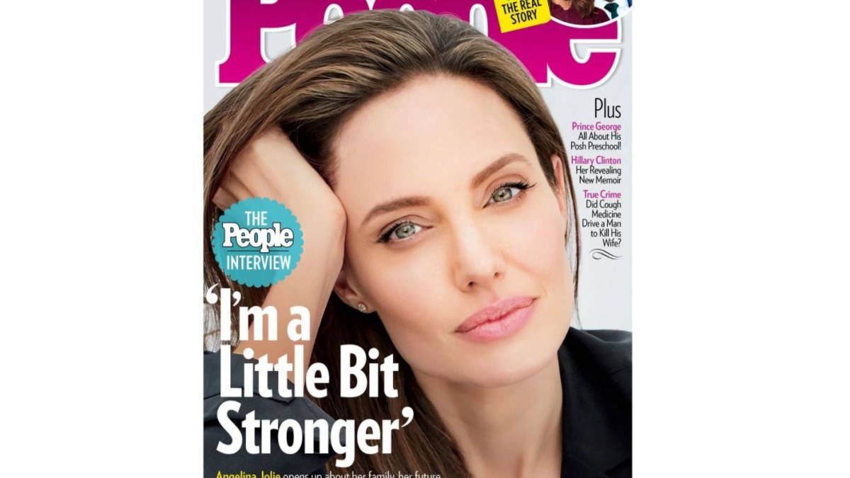 Angelina Jolie / žurnalo PEOPLE viršelis