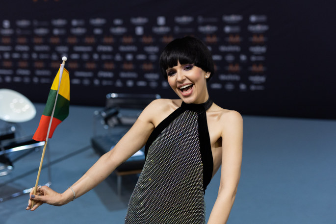 Į „Eurovizijos“ finalą patekusi Monika Liu / Luko Balandžio nuotr.