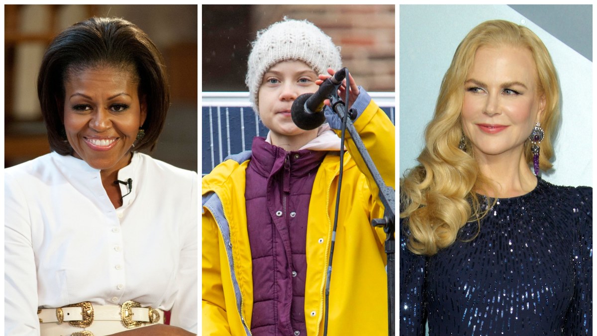 Michelle Obama, Greta Thunberg, Nicole Kidman/Vida Press nuotr.