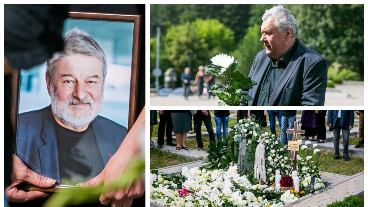 Aurelijaus Katkevičiaus laidotuvės Liepynės kapinėse/ Irmanto Gelūno „ŽMONĖS Foto“ nuotr.