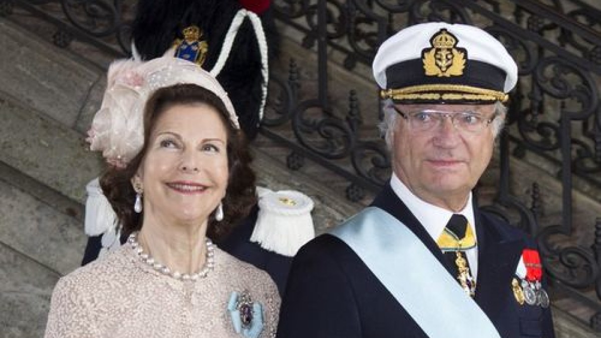 Švedijos karalius Carlas XVI Gustafas ir karalienė Silvia / „Scanpix“ nuotr.