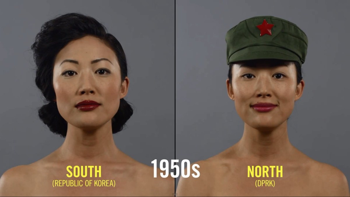 Kaip kito grožio supratimas Pietų ir Šiaurės Korėjose per pastaruosius 100 metų / Kadras iš vaizdo įrašo