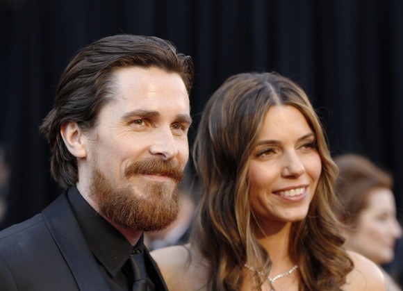 Christianas Bale'as su žmona Sandra Blazic / „Reuters“/„Scanpix“ nuotr.
