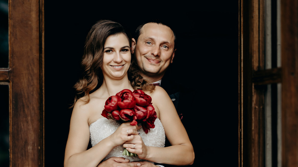 Vestuvių akimirka / Aino Kazlausko ir Eglės Ščerbinskaitės nuotrauka
