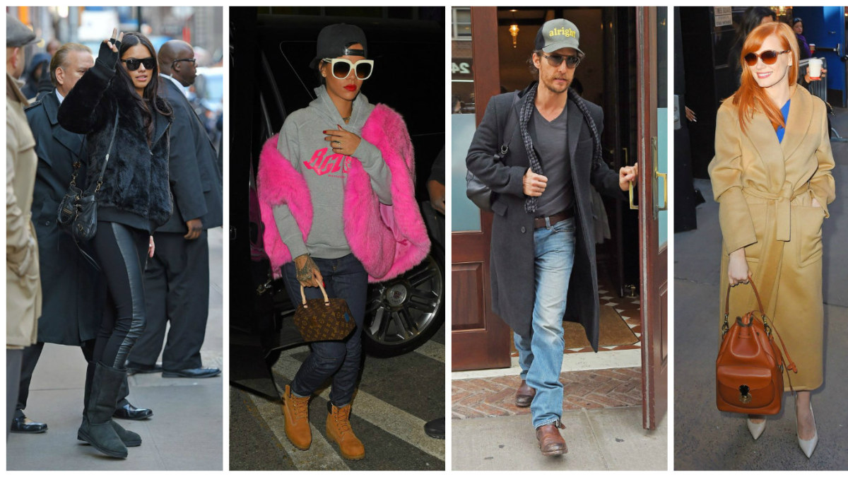 Žvaigždžių gatvės stilius: Adriana Lima, Rihanna, Matthew McConaughey ir Jessica Chastain / „Scanpix“ nuotr.