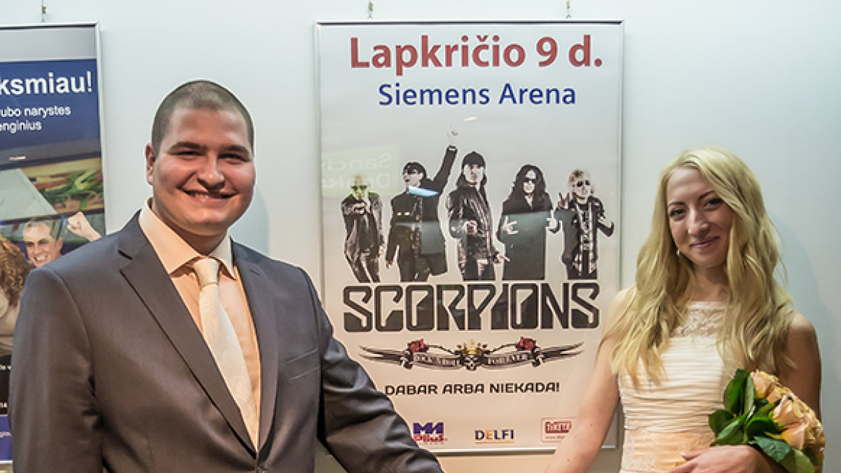 Jaunieji „Scorpions“ koncerte / Asmeninio albumo nuotr.