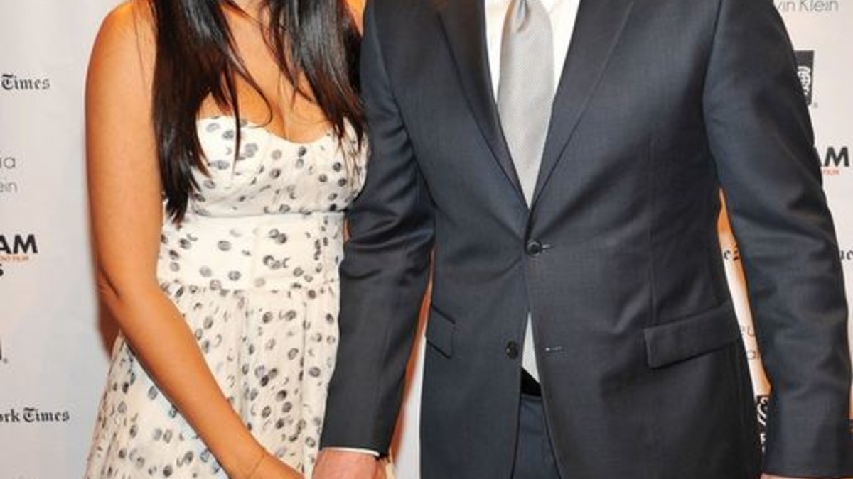 Aktorius Mattas Damonas su žmona Luciana Bozan Barroso / „Scanpix“ nuotr.