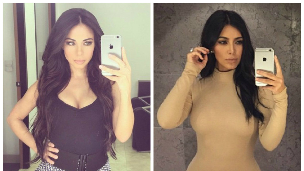 Jimena Sanchez ir Kim Kardashian / „Instagram“ nuotr.