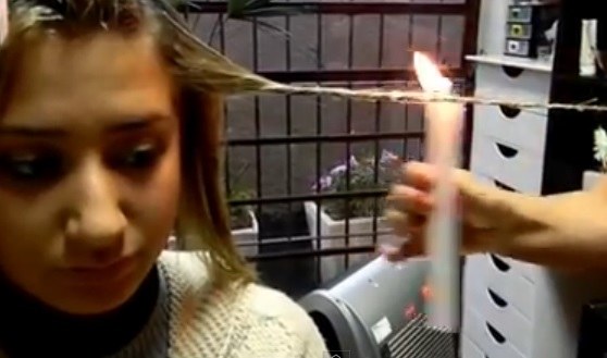 Gražių ir žvilgančių brazilių garbanų paslaptis – plaukų deginimas! / Kadras iš vaizdo įrašo