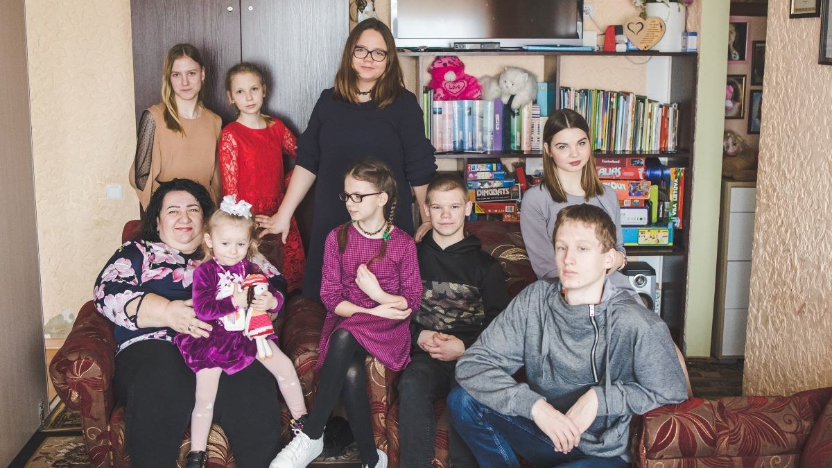 Ona Jogienė su vaikais / FotoPlunksna nuotr.