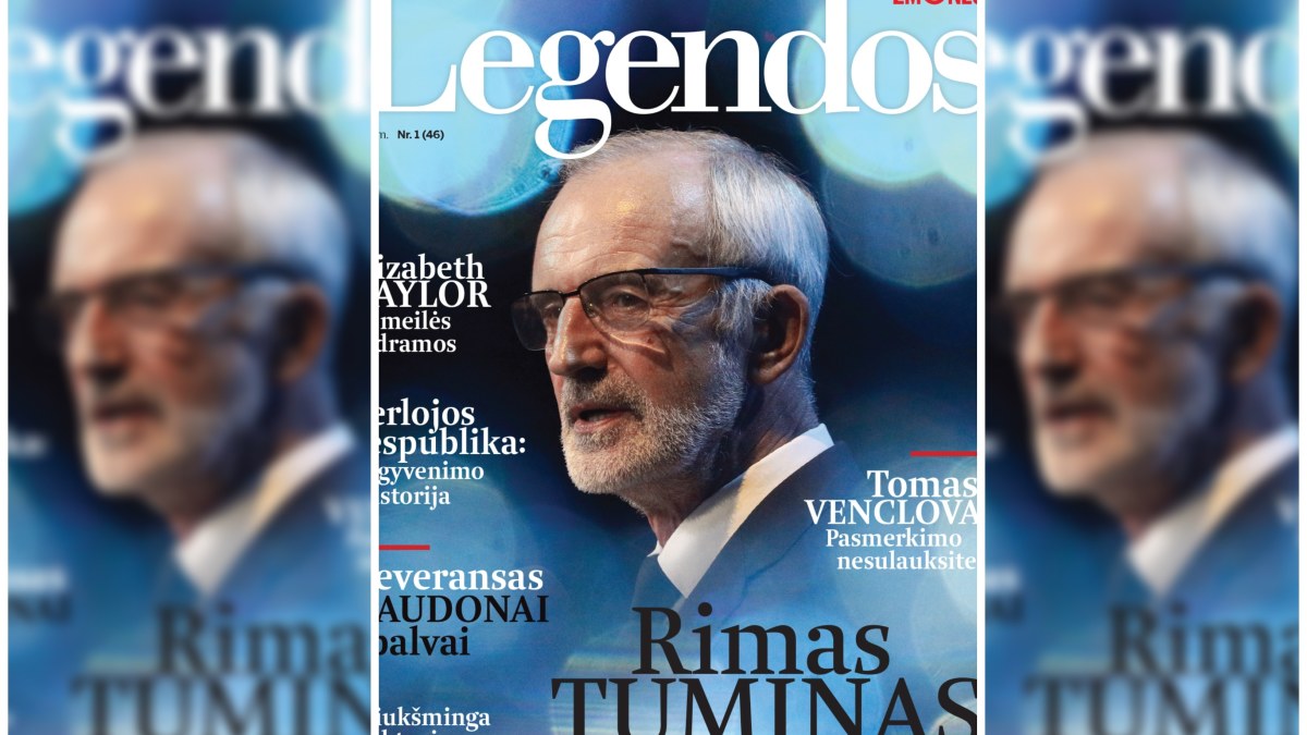 Rimas Tuminas / Žurnalo „Legendos“ viršelis