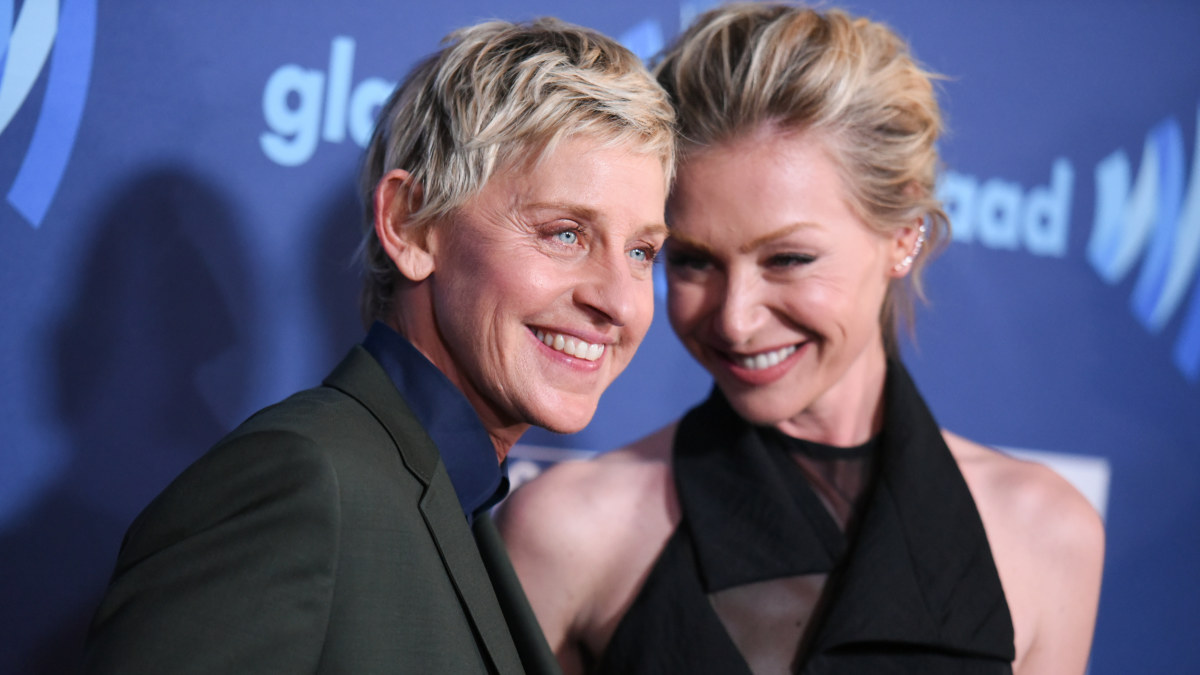 Ellen DeGeneres ir Portia de Rossi / „Scanpix“ nuotr.