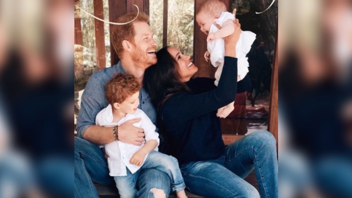 Princas Harry ir Meghan Markle su vaikais Archie ir Lilibet / Alexi Lubomirski nuotr.
