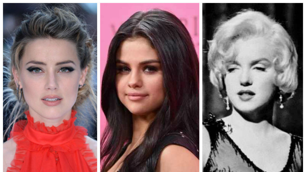 Amber Heard, Selena Gomez ir Marilyn Monroe / „Vida Press“ ir „Scanpix“ nuotr.