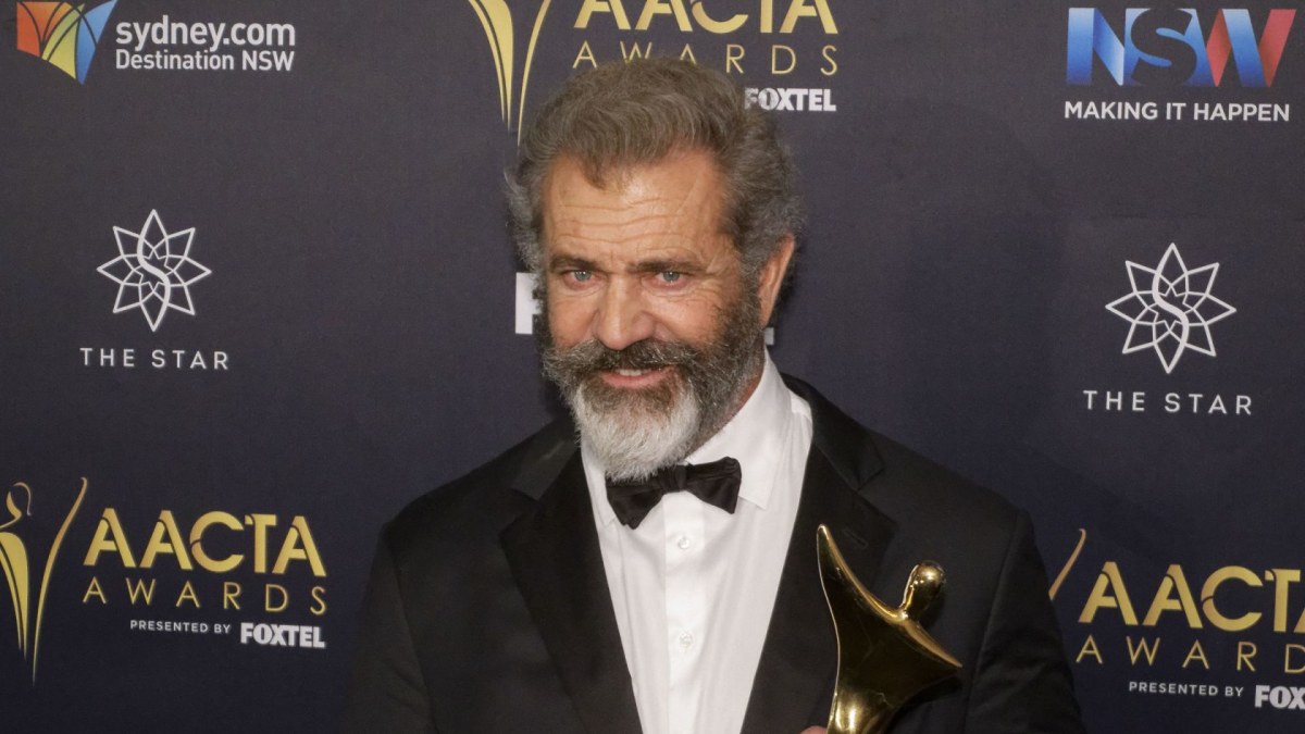 Melas Gibsonas Australijos kino apdovanojimuose / „Scanpix“/„Sipa USA“ nuotr.