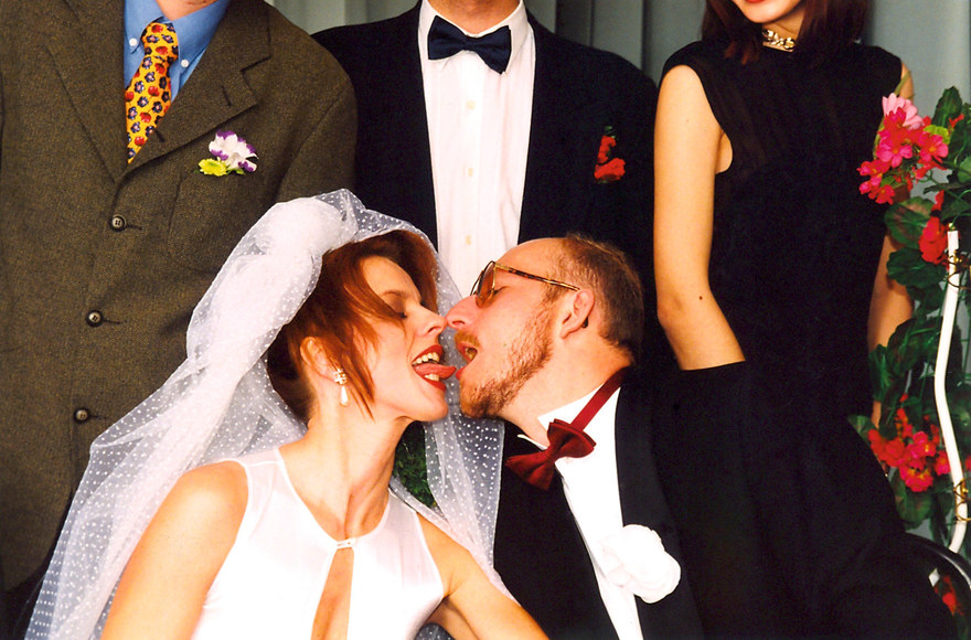 Inga ir Arūnas Valinskai mini santuokos dešimtmetį, 1997 m. spalis / Asmeninio albumo nuotr.