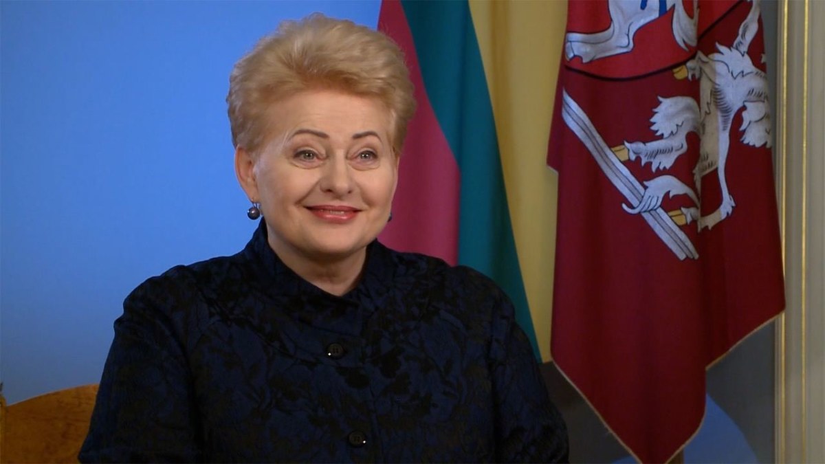 Televizijos laidos su Prezidente Dalia Grybauskaite akimirkos / Stop kadrai