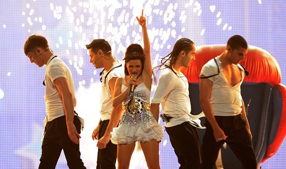Armėnijos pasirodymas „Eurovizijos“ pusfinalyje / AFP/„Scanpix“ nuotr.