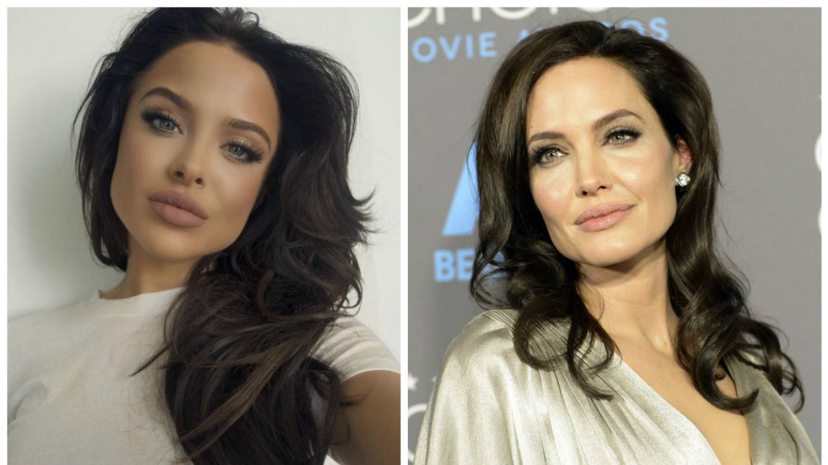 Mara Teigen ir Angelina Jolie / „Instagram“ ir „Scanpix“ nuotr.