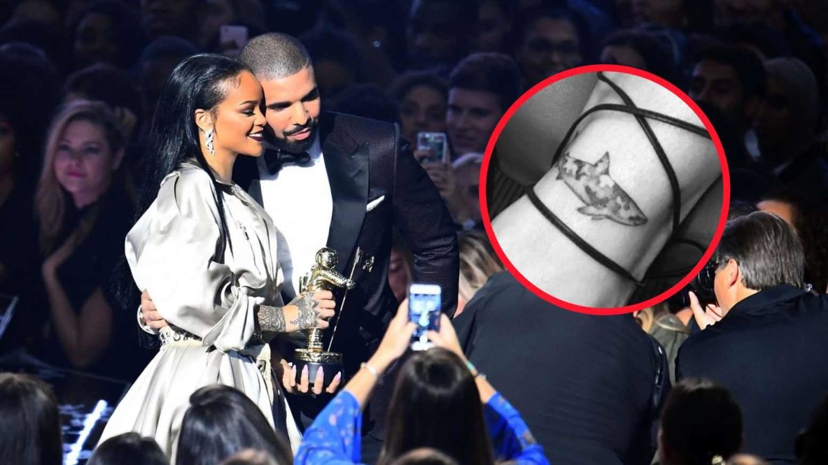 Rihanna ir Drake'as pasidarė vienodas tatuiruotes / „Scanpix“ ir „Instagram“ nuotr.