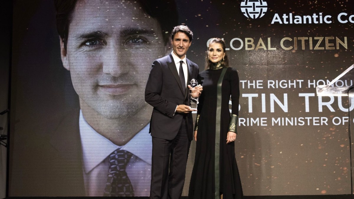Justinas Trudeau ir karalienė Rania / Vida Press nuotr.