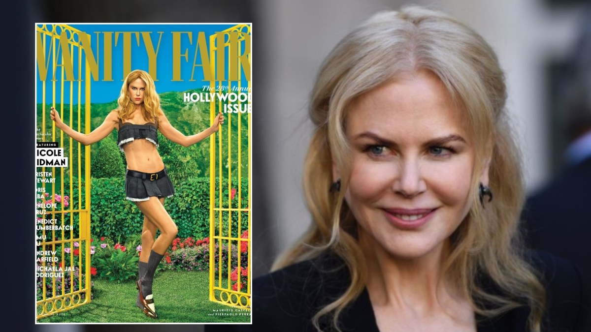 Nicole Kidman ant „Vanity Fair“ viršelio / Maurizio Cattelan ir Pierpaolo Rerrari nuotr.

