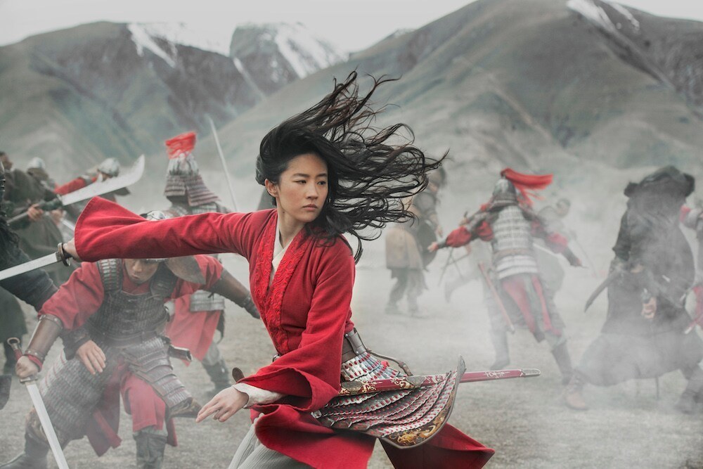 Kadras iš filmo „Mulan“