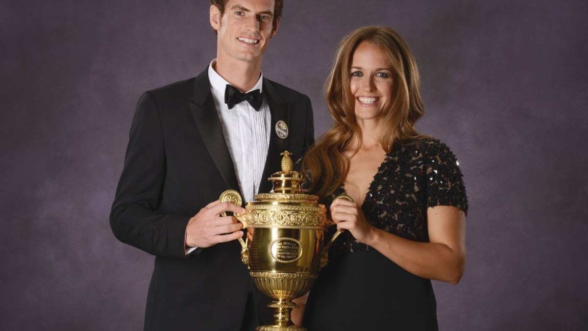 Andy Murray ir Kim Sears / AFP/„Scanpix“ nuotr.