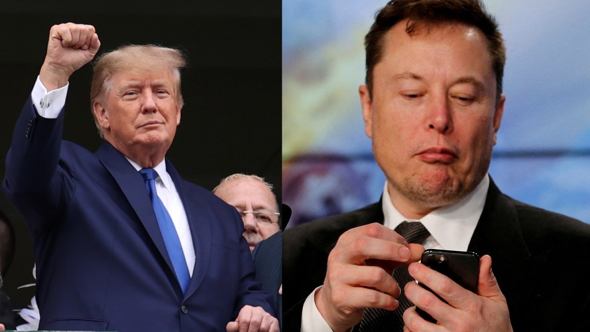 Donaldas Trumpas ir Elonas Muskas / „Scanpix“ nuotr.