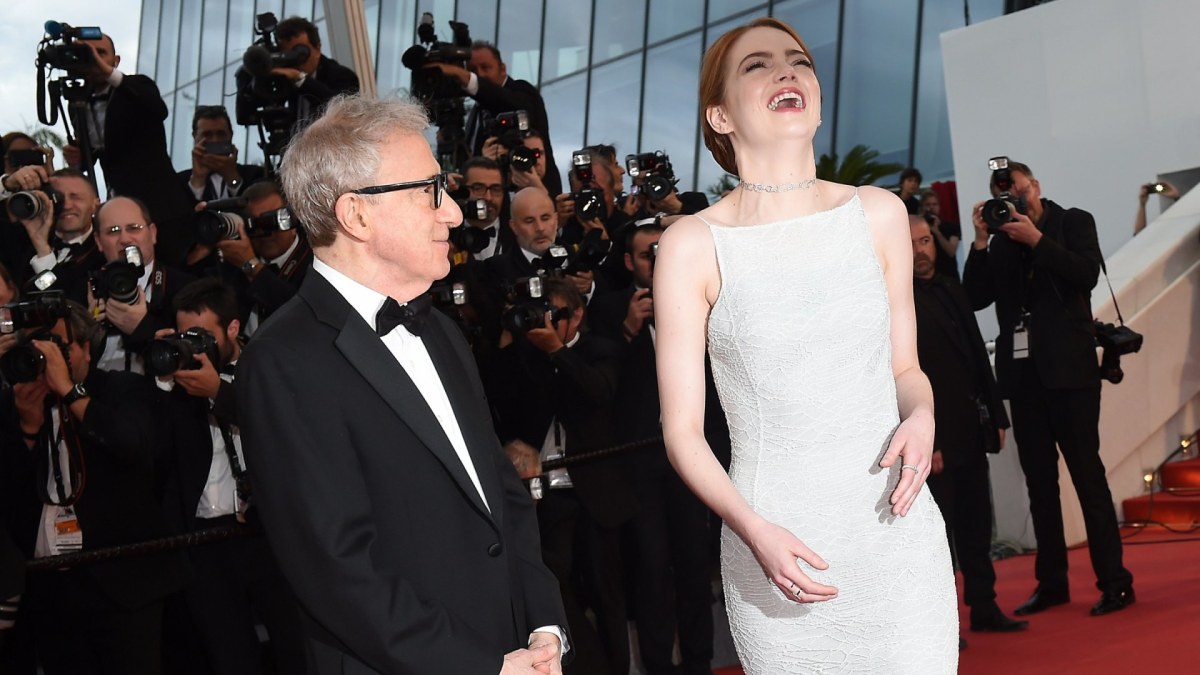 Woody Allenas ir Emma Stone / AFP/„Scanpix“ nuotr.
