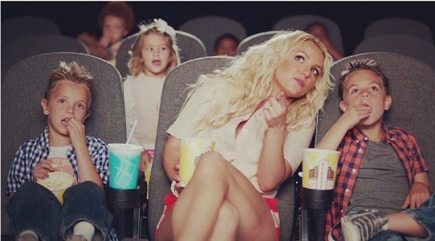 Britney Spears su sūnumis Seanu Prestonu ir Jaydenu Jamesu / „Instagram“ nuotr.