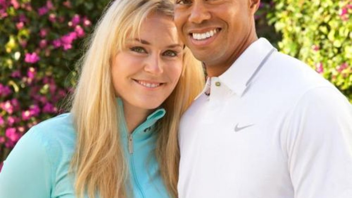 Lindsey Vonn ir Tigeris Woodsas / Tiger Woods/Lindsey Vonn nuotr.