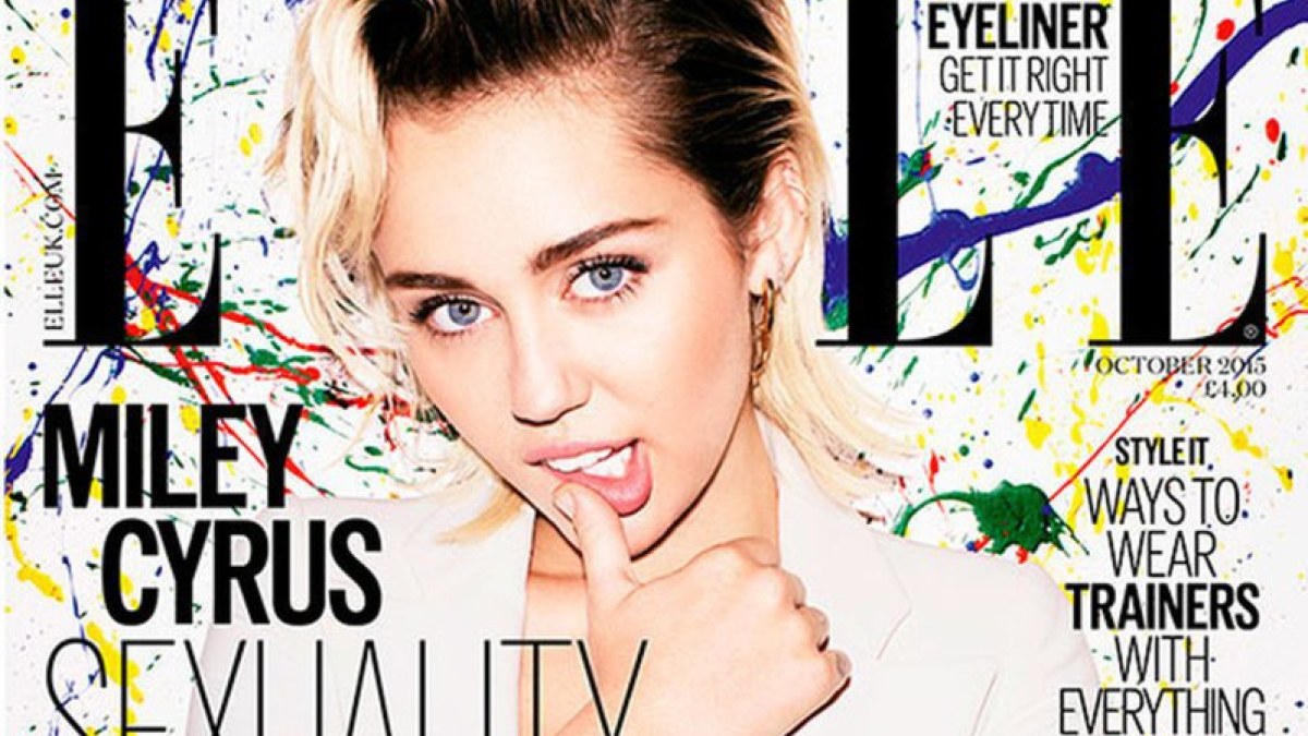 Miley Cyrus / „Elle“ viršelis