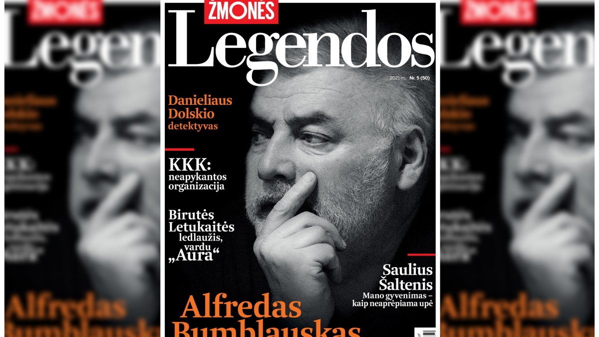 Alfredas Bumblauskas / žurnalo „Legendos“ viršelis