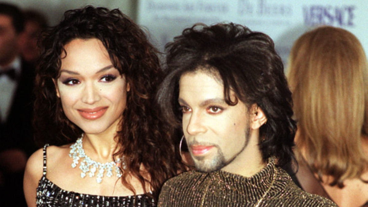 Prince'as su buvusia žmona Mayte Garcia (1999 m.) / „Reuters“/„Scanpix“ nuotr.