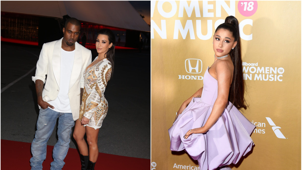 Kanye Westas su Kim Kardashian, Ariana Grande/Vida Press nuotr.