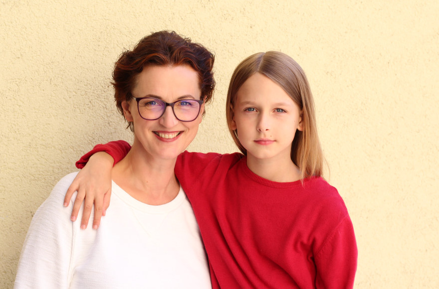 Kristina Savickytė-Damanskienė su sūnumi Motiejumi / Asmeninio albumo nuotr.
