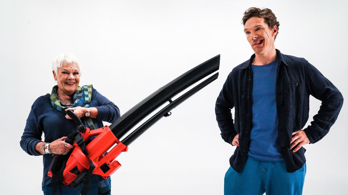 Judi Dench ir Benedictas Cumberbatchas / Getty nuotrauka