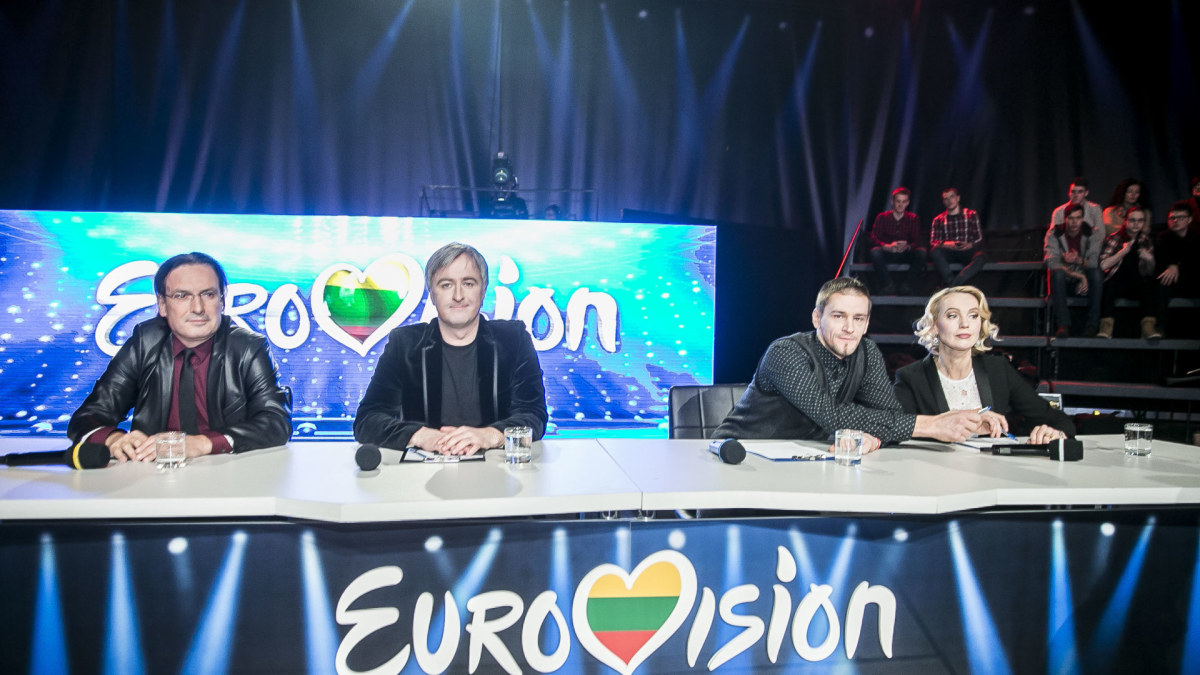 Pirmosios „Eurovizijos“ atrankos laidos akimirka / Viganto Ovadnevo/Žmonės.lt nuotr.