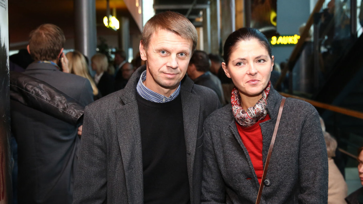 Rolandas Kazlas su žmona Sigita / Lukas Balandis / BNS nuotr.