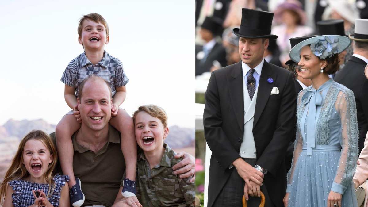 Princas Williamas ir Kate Middleton su vaikais / „Scanpix“ nuotr.