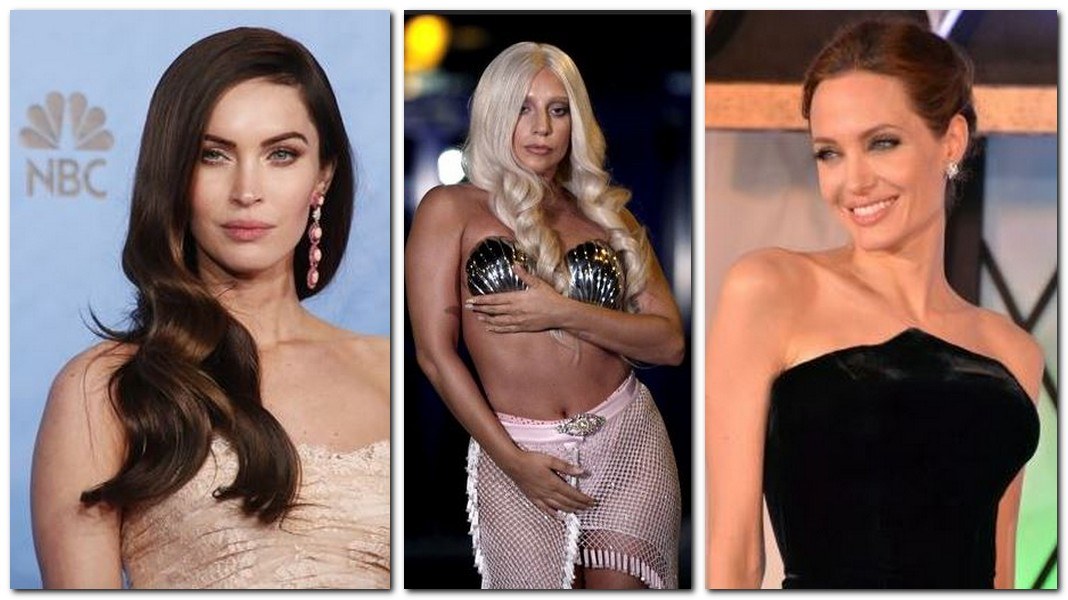 Megan Fox, Lady Gaga, Angelina Jolie / „Žmonės.lt“ montažas