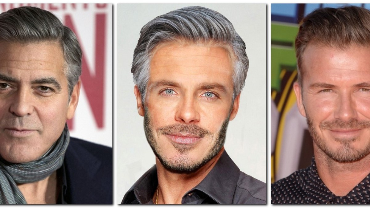 Georgas Clooney ir Davidas Beckhamas / AOP ir Scanpix nuotr.