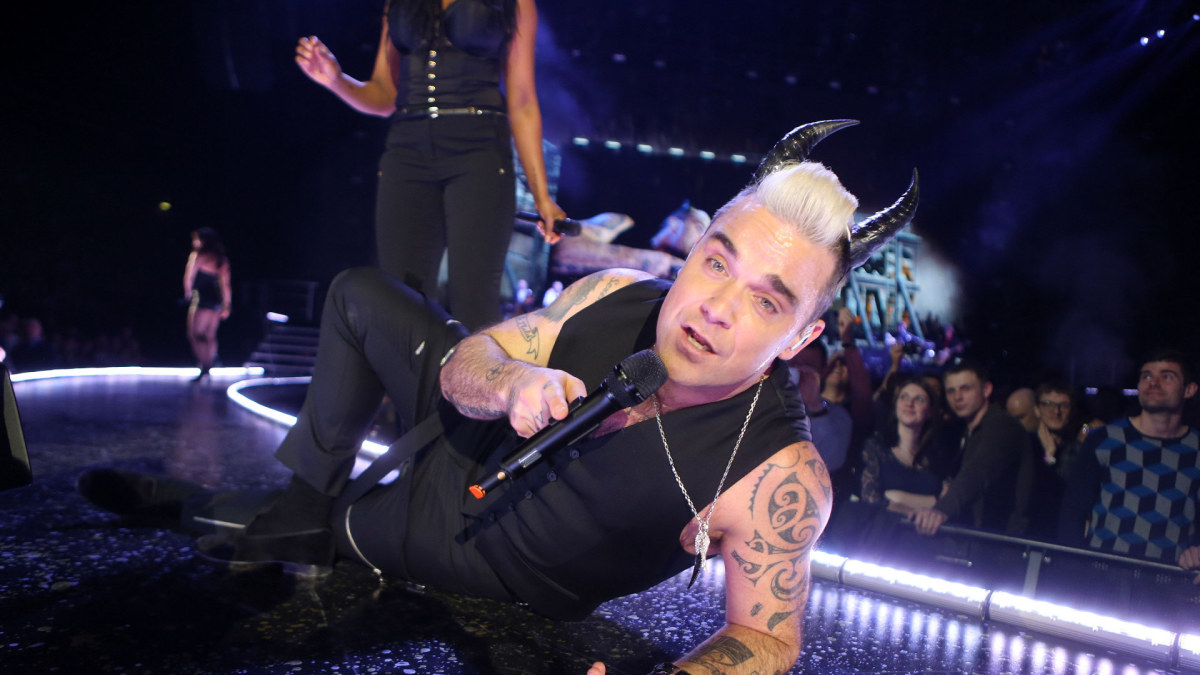 Robbie Williamso koncertas Kaune / Teodoro Biliūno / 15min nuotr.
