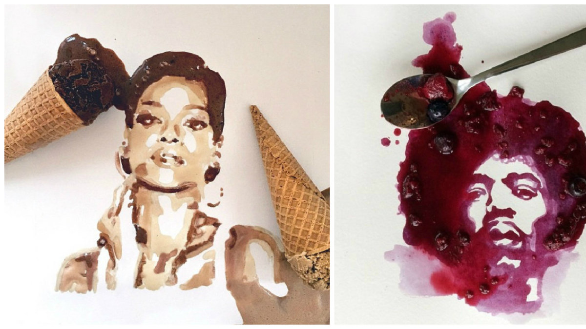 Jessie Bearden portretai iš maisto produktų / „Instagram“/Jessie Bearden nuotr.