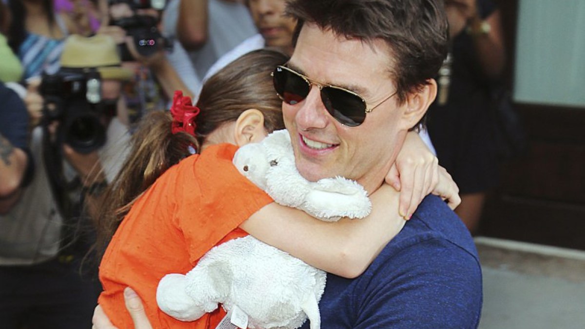 Tomas Cruise'as su dukra Suri (2012 m.) / Vida Press nuotr.