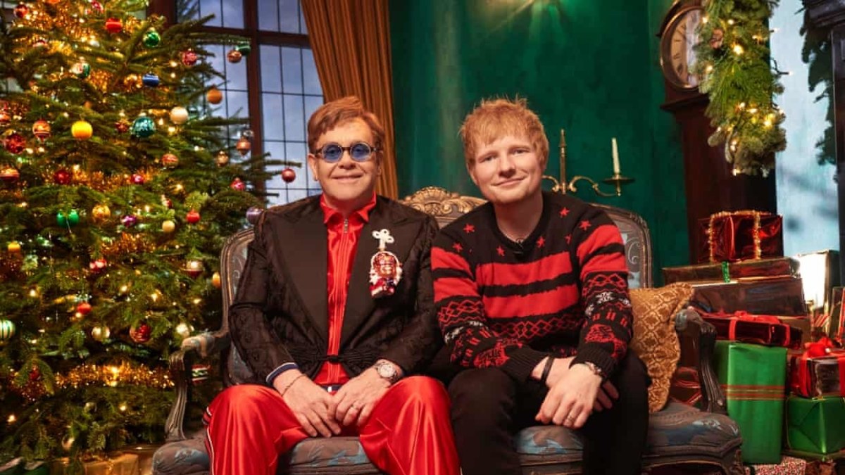 Eltonas Johnas ir Edas Sheeranas / Zakary Walters nuotr.