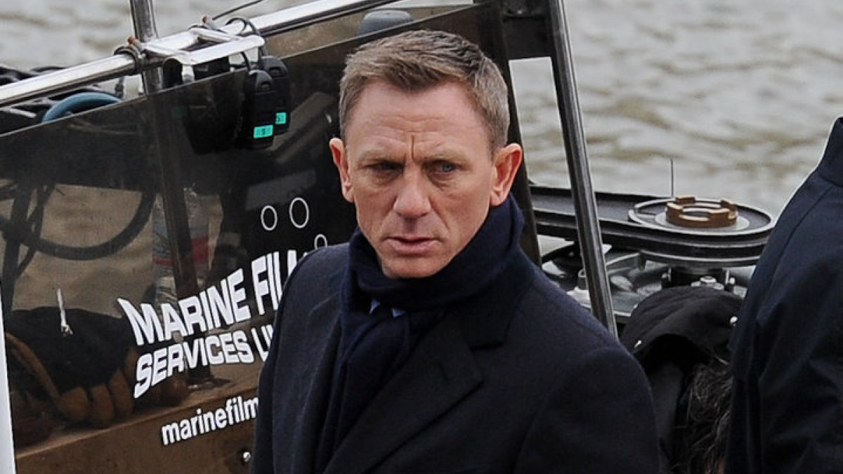 Danielis Craigas juostos „Spectre“ filmavime / AOP nuotr.